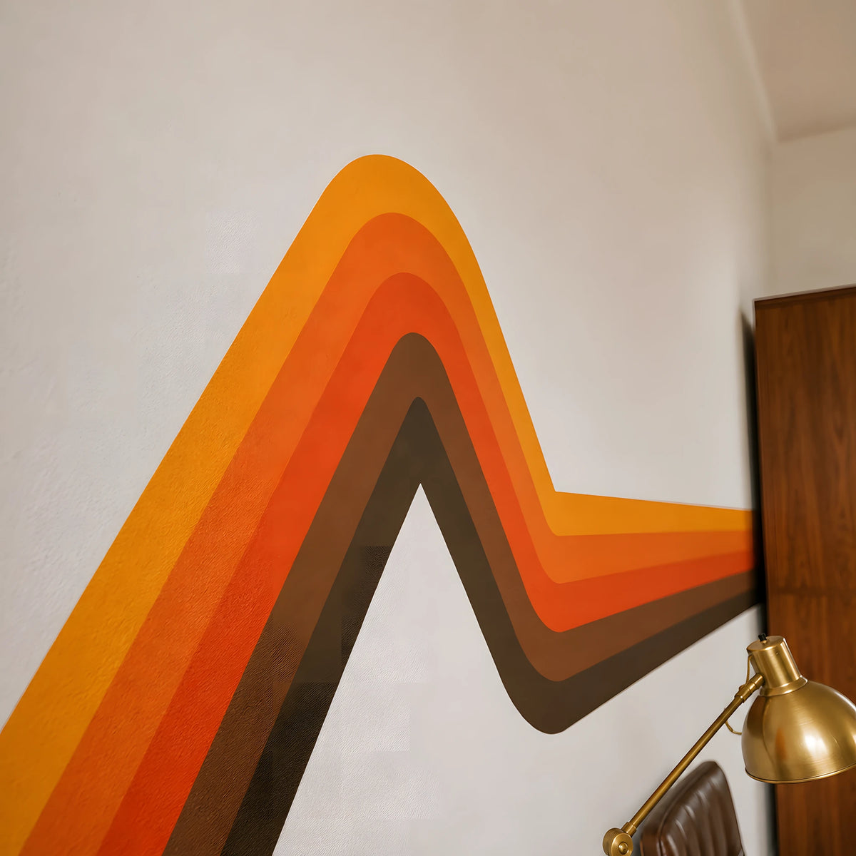 Retro Stripe Wall Decal Kit