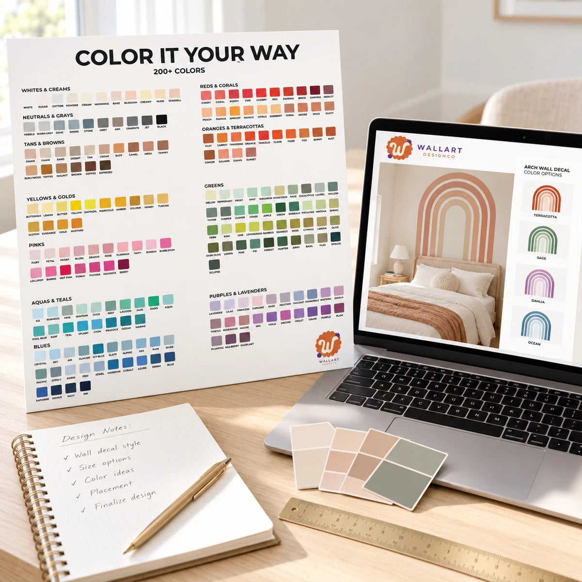 Wall decal design consultation
