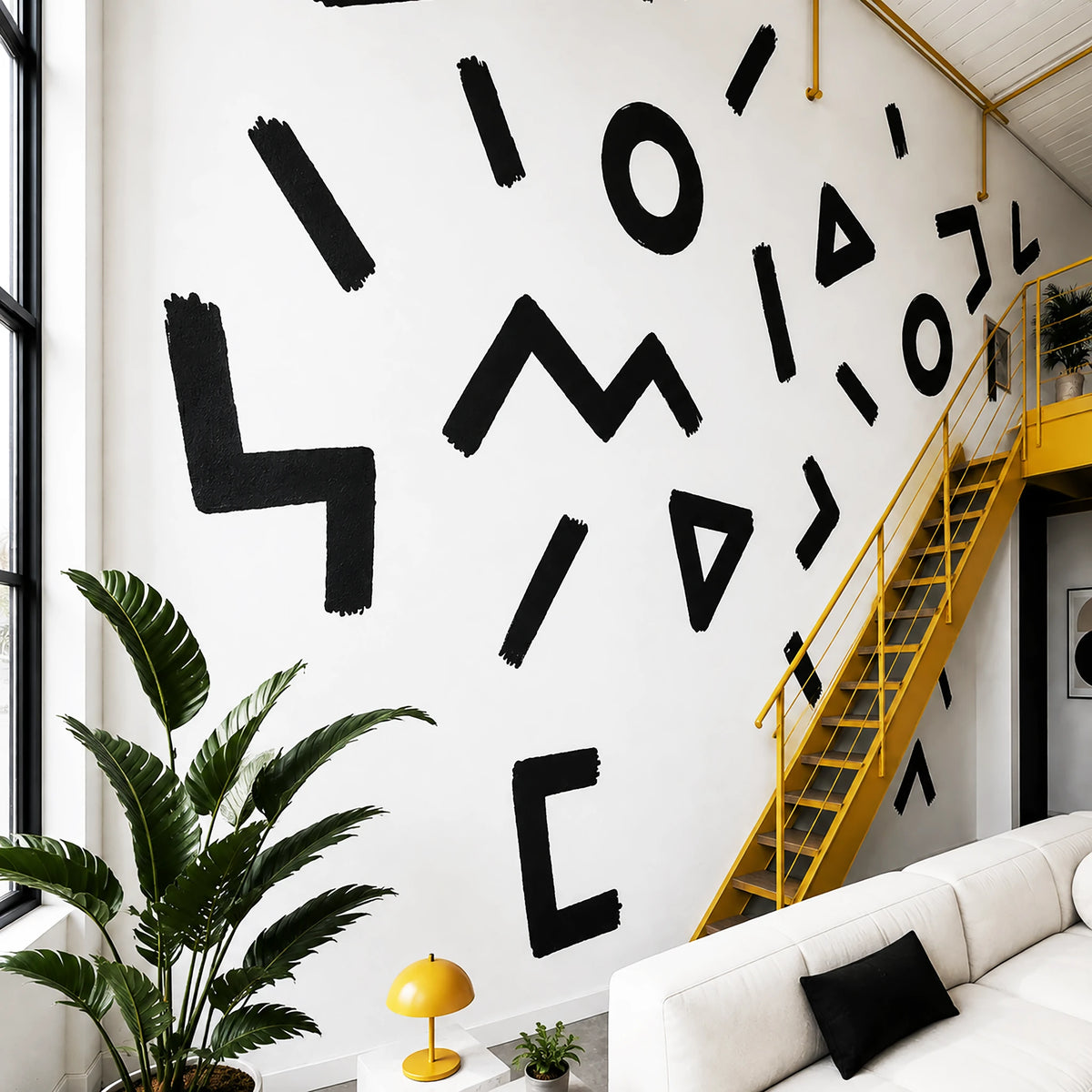 Simple Geometric Shapes Wall Decals