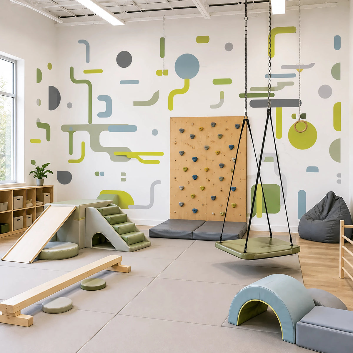Retro Geometric Wall Decals