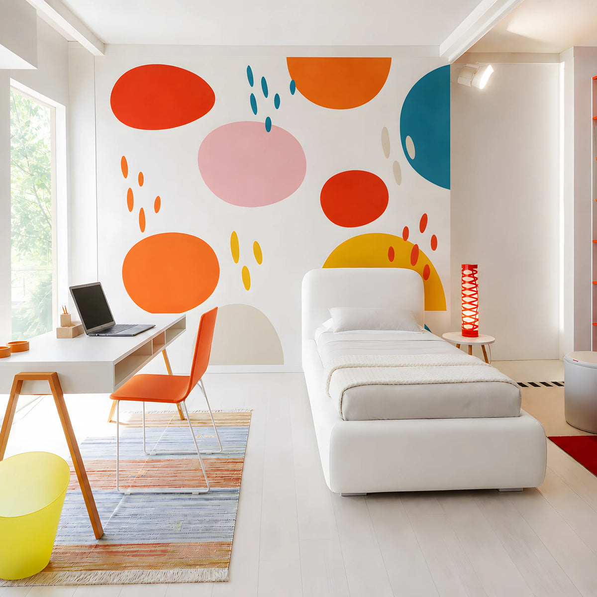 Abstract Cutout Shapes Wall Decals