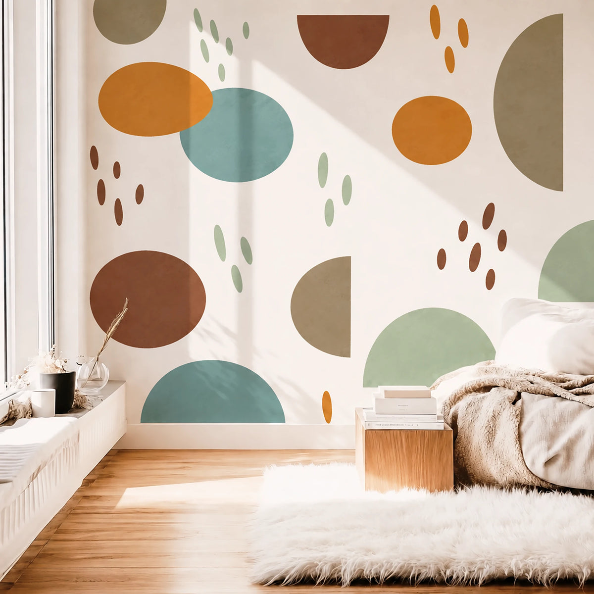 Abstract Cutout Shapes Wall Decals