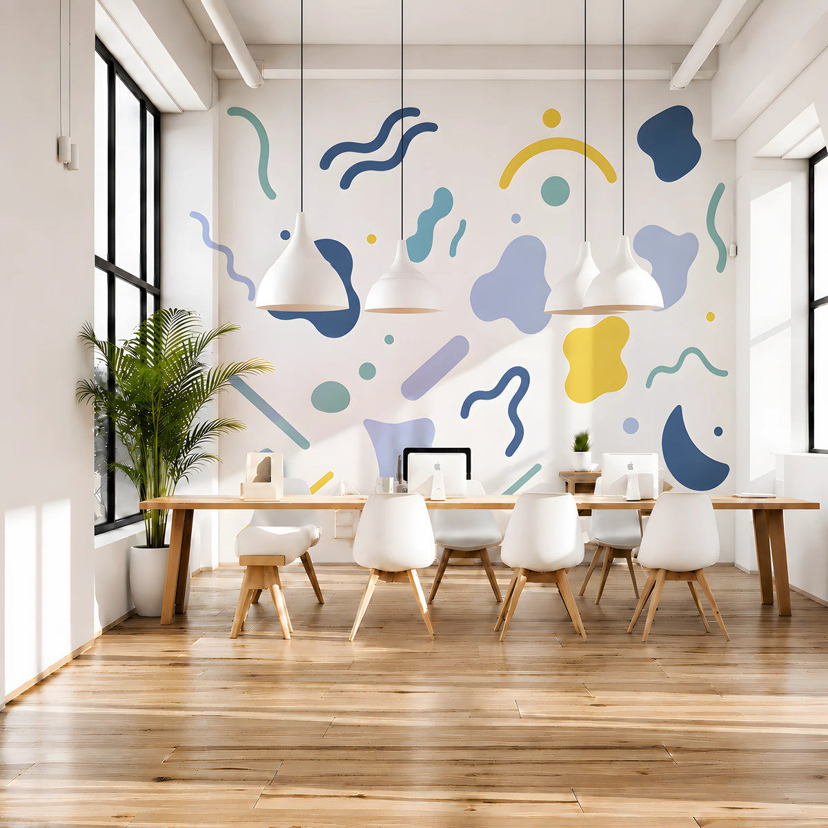 Large Mixed Shapes Wall Decals