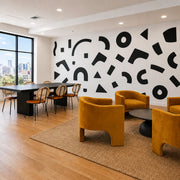 Minimalist Shape Black Wall Decals