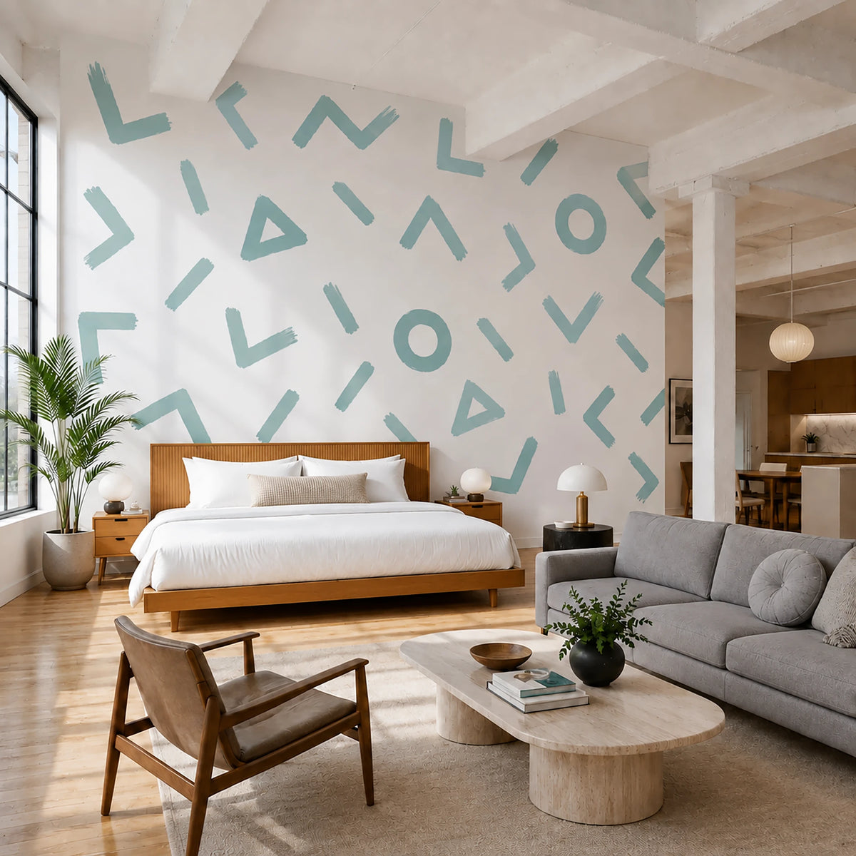 Simple Geometric Shapes Wall Decals