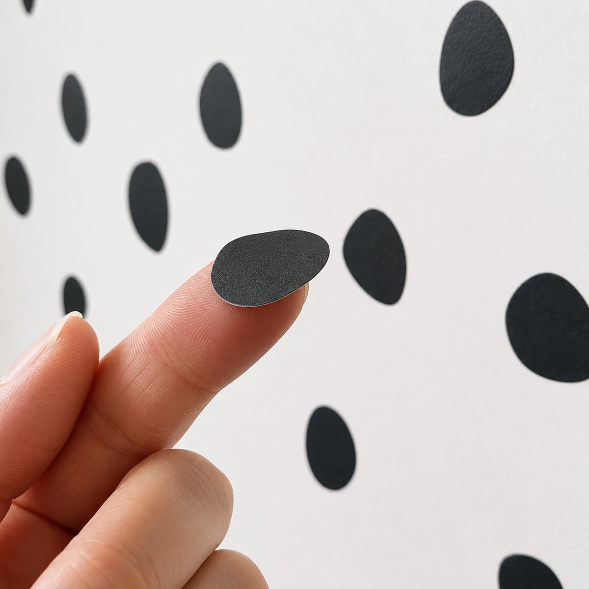 Black Irregular Dots Wall Decals