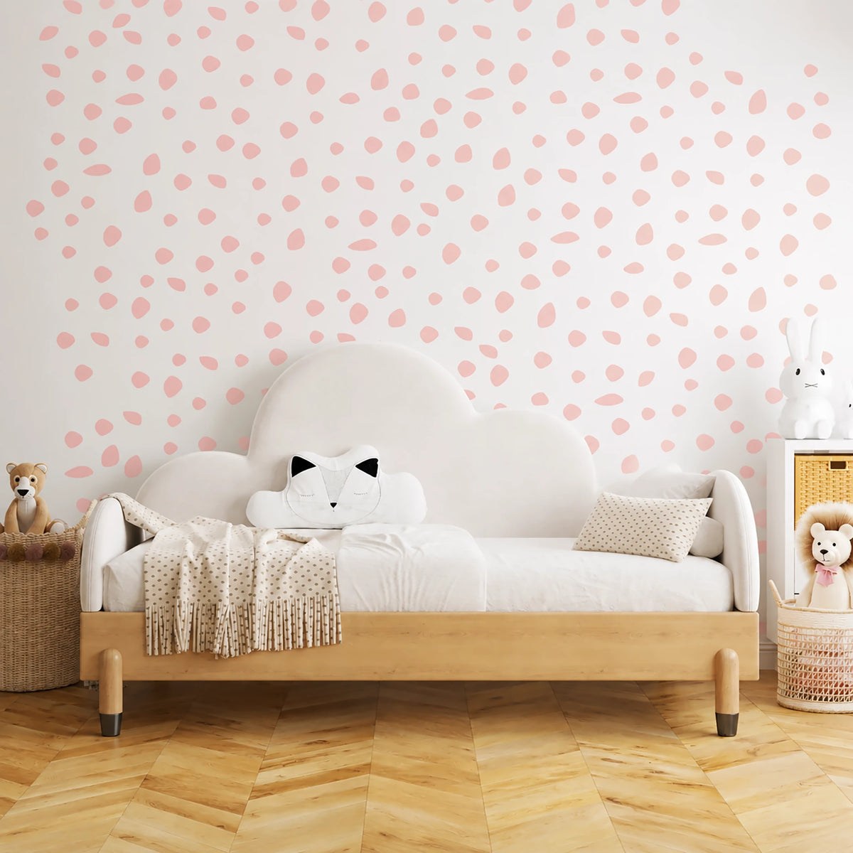 Black Irregular Dots Wall Decals