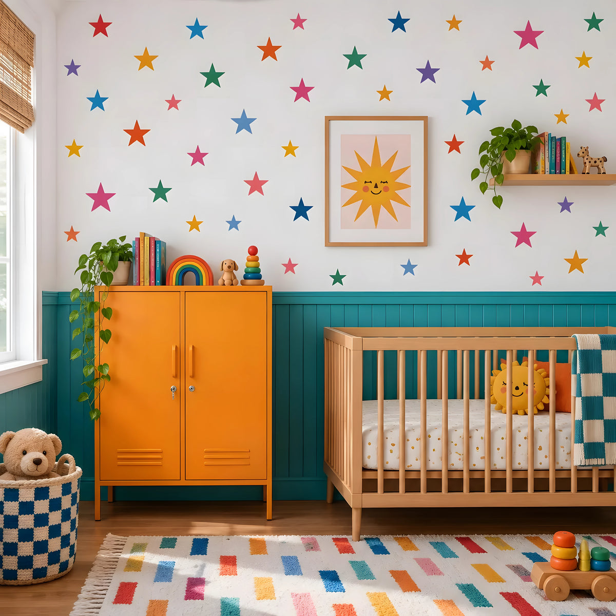 Colorful Star Wall Decals