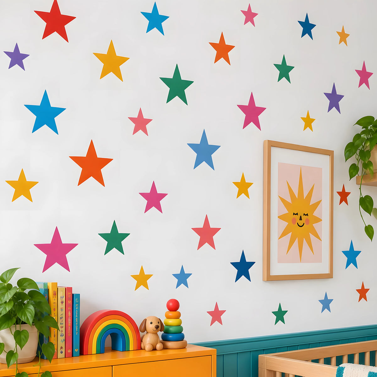 Colorful Star Wall Decals