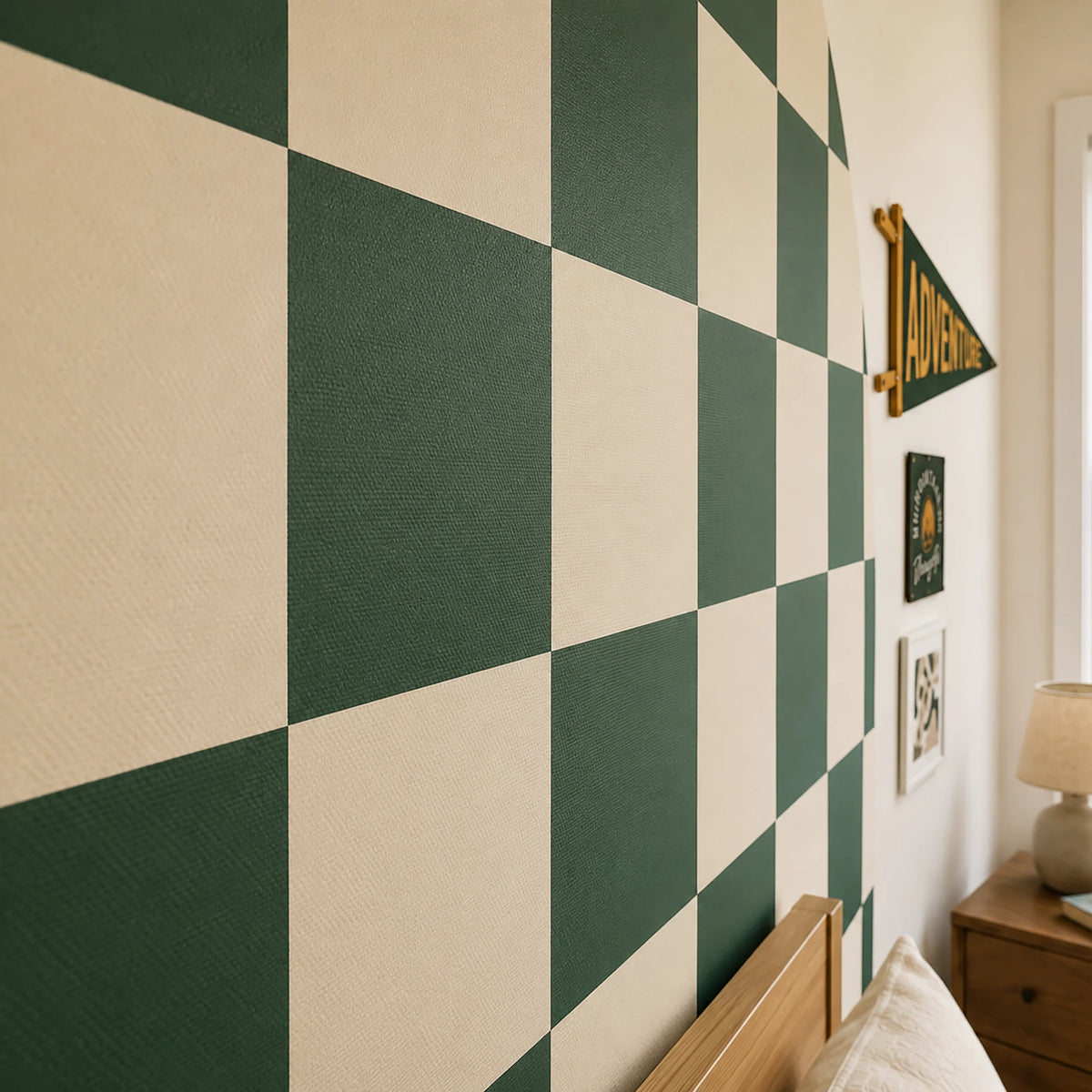 Retro Classic Checkerboard Arch