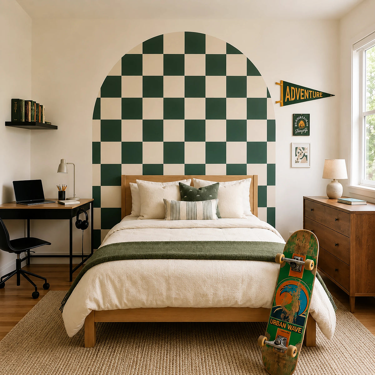 Retro Classic Checkerboard Arch