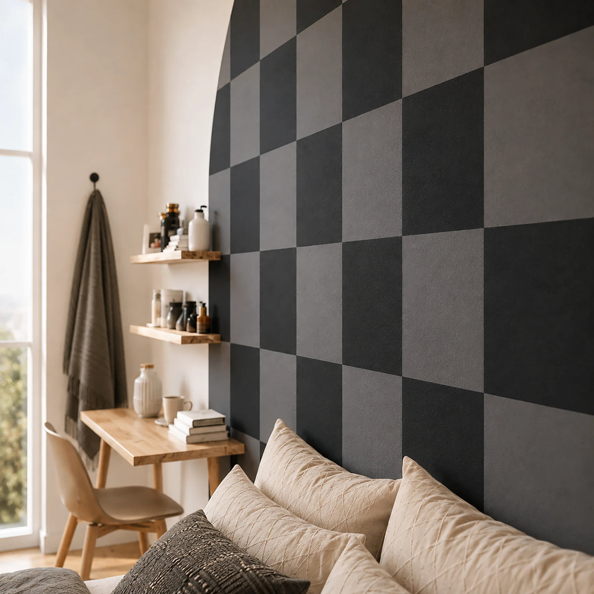 Retro Classic Checkerboard Arch
