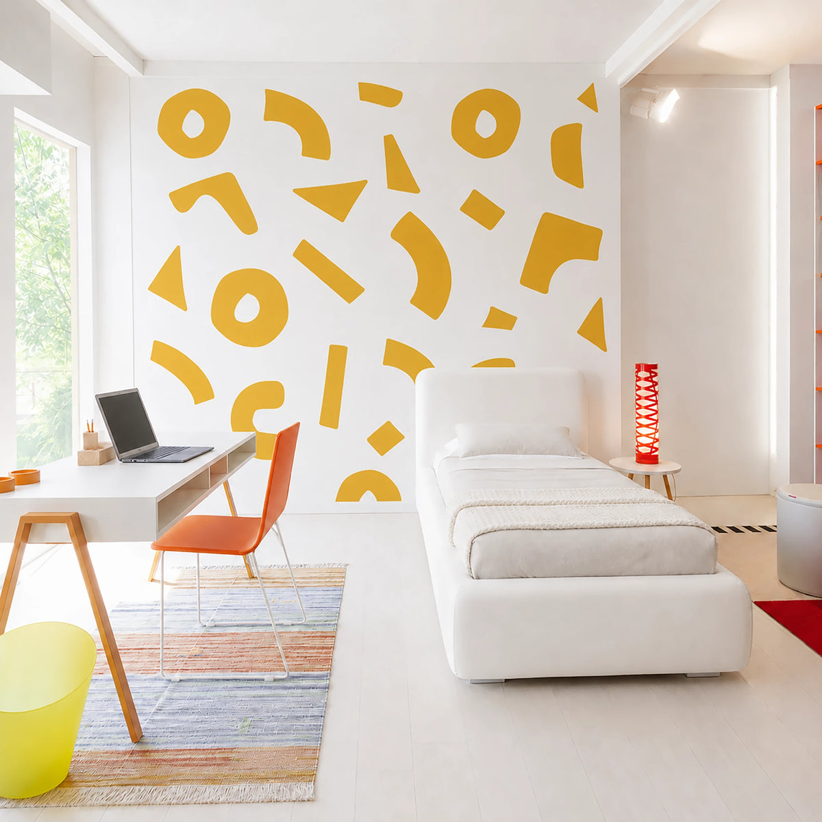 Minimalist Shape Black Wall Decals