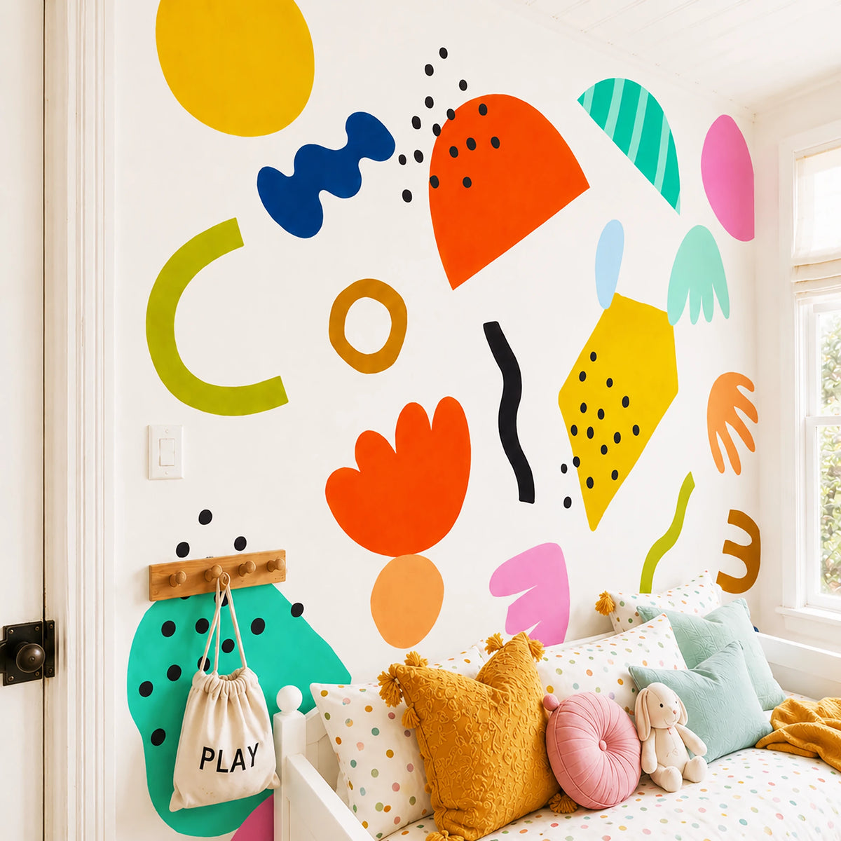 Colorful Abstract Shapes Decals