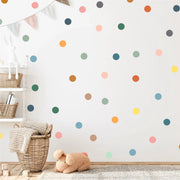 Pastel Polka Dot Wall Decals