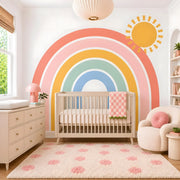 Sunset Pop Rainbow Wall Decal
