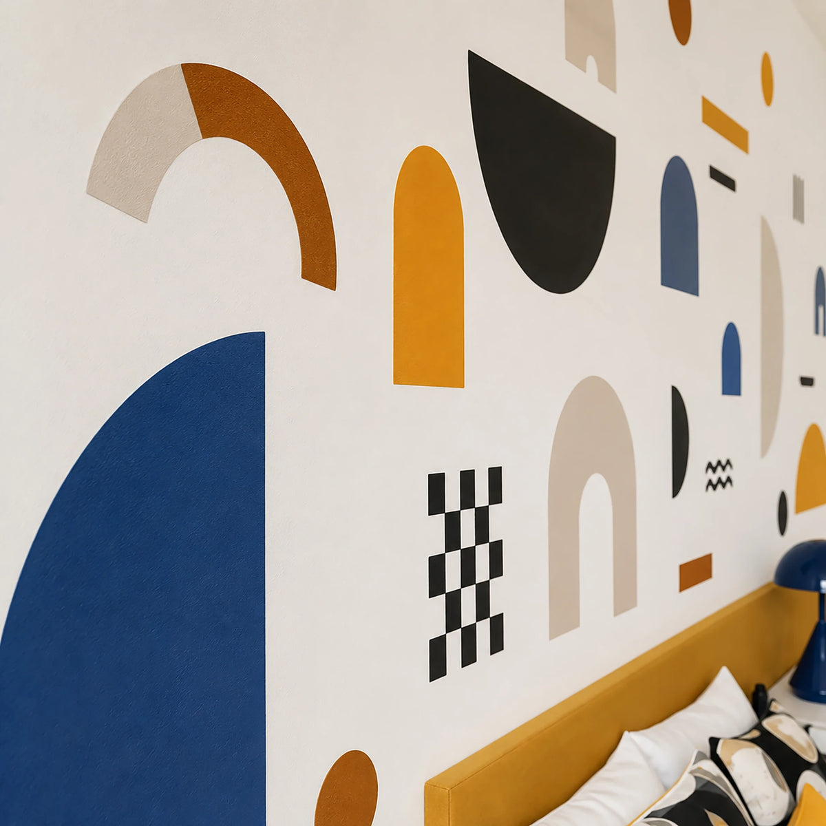 Colorful Mixed Shapes Wall Decals