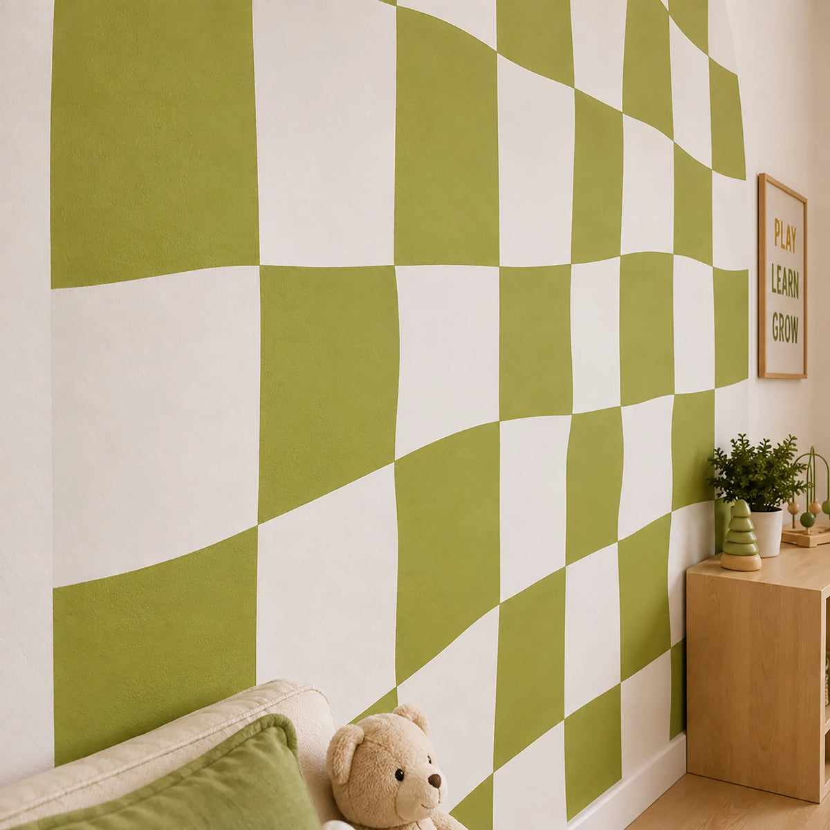 Wavy Checkerboard Arch
