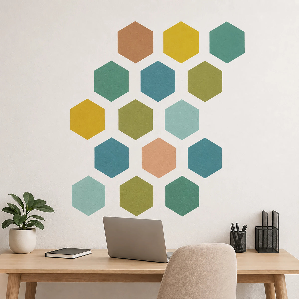Hexagon Wall Decals