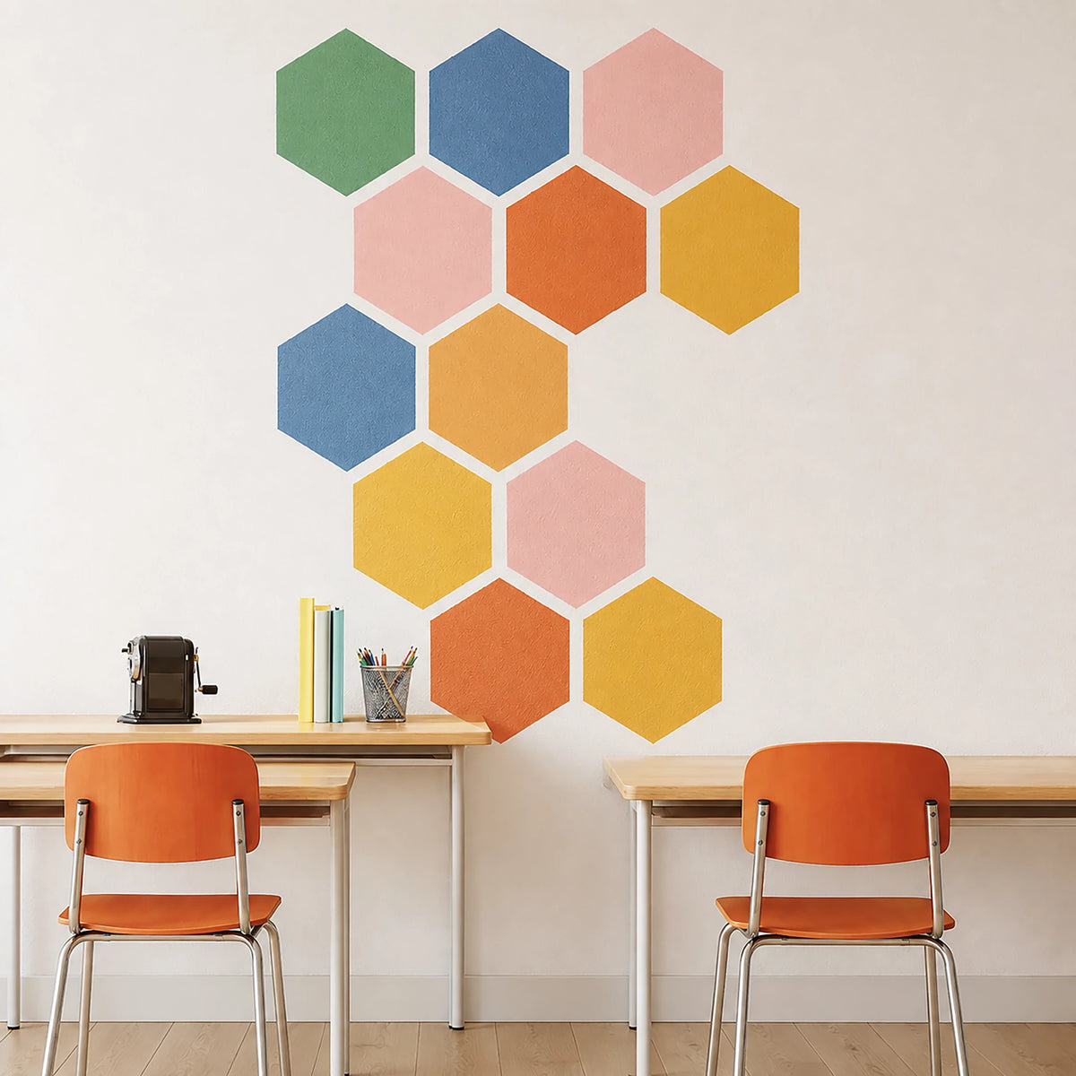 Hexagon Wall Decals