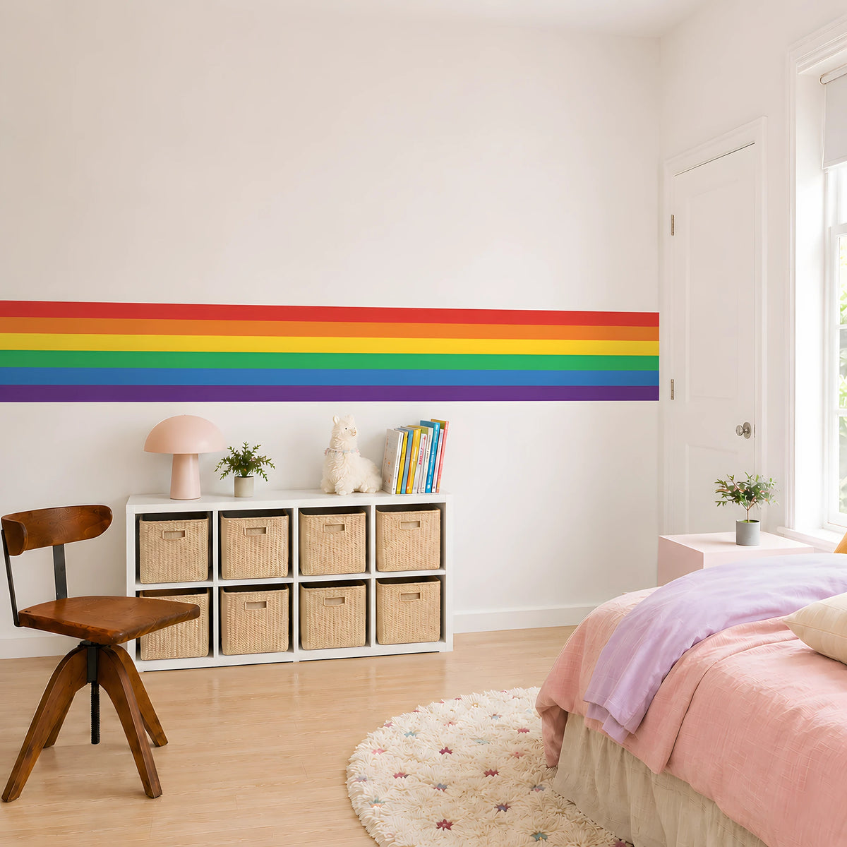 Classic Rainbow Retro Stripes