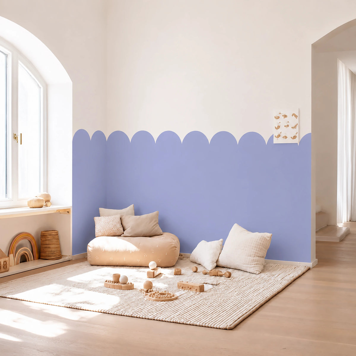 Scalloped Wall Decal Border