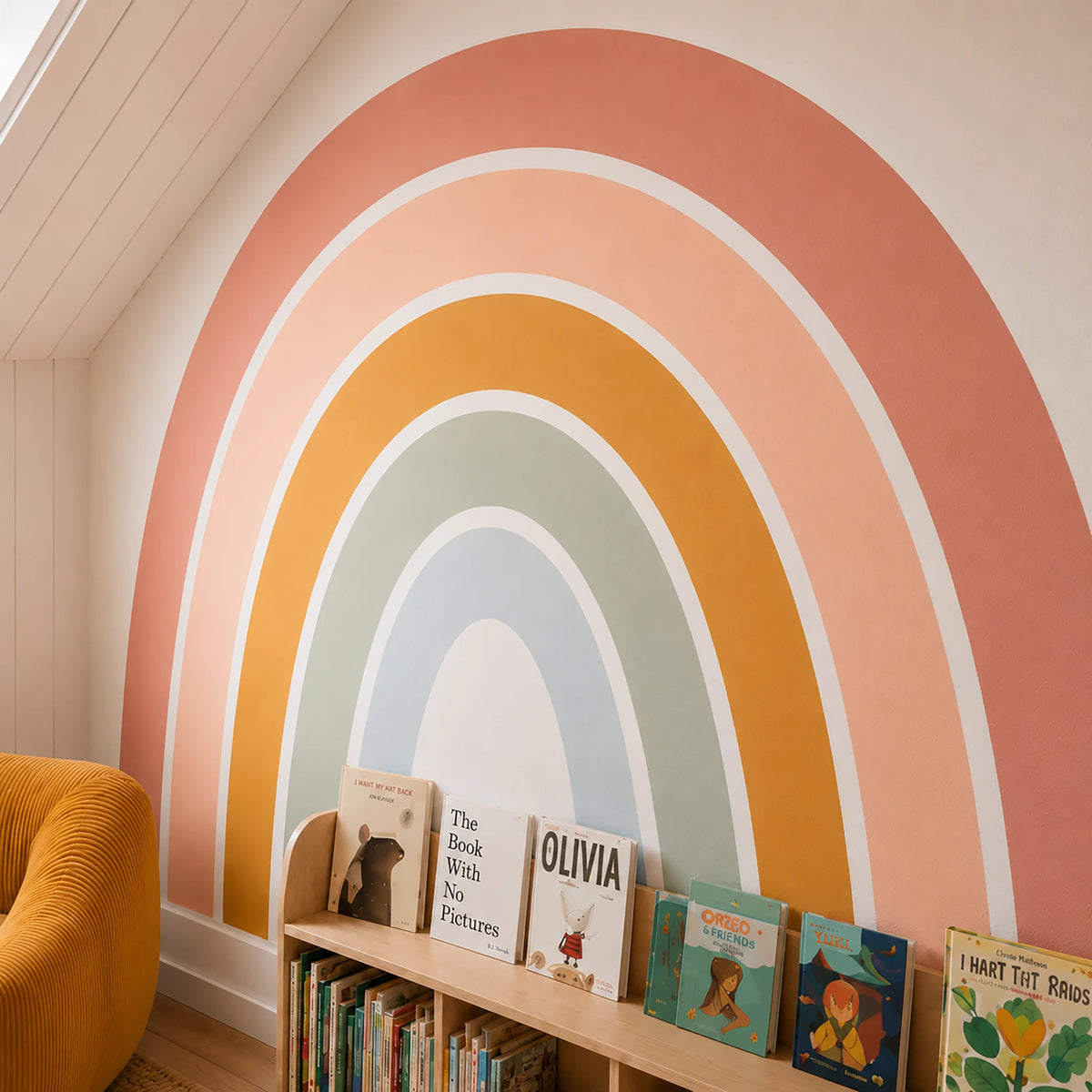Rainbow Arch Pastel Wall Decal