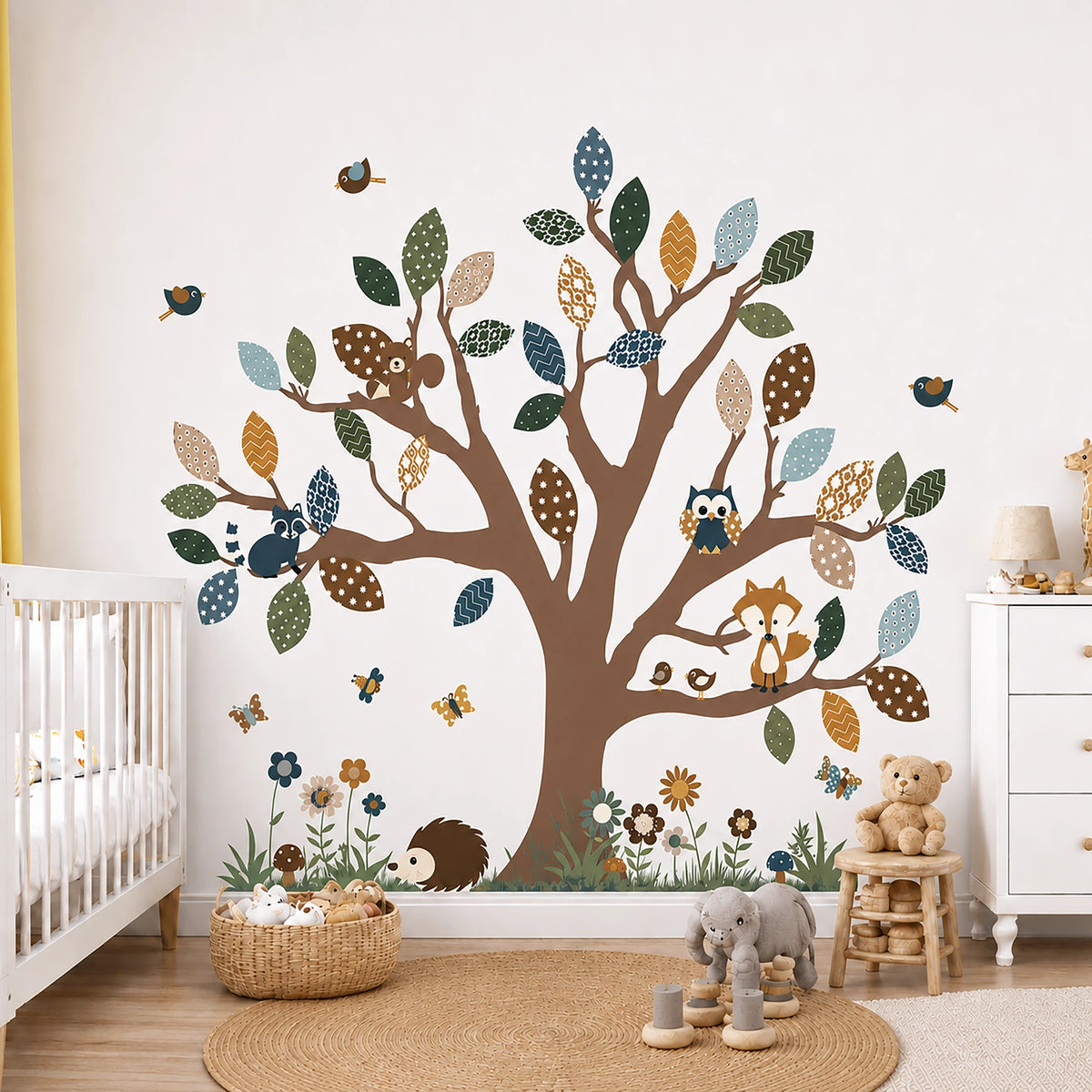 Large Woodland Tree Wall Decal