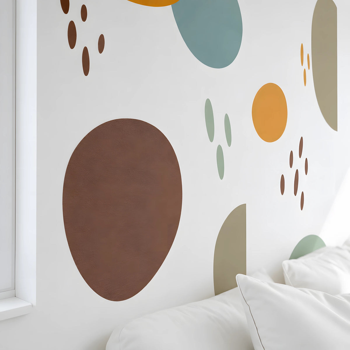 Abstract Cutout Shapes Wall Decals