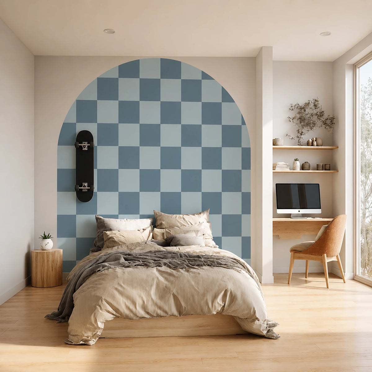 Retro Classic Checkerboard Arch