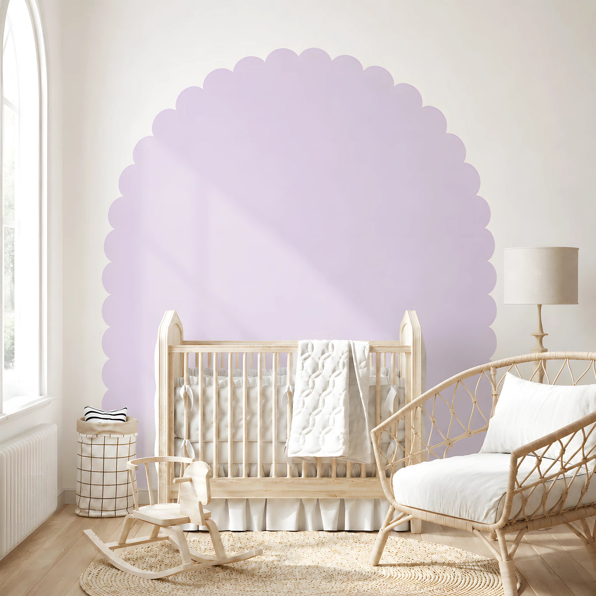 Sweet Scallop Arch Decal