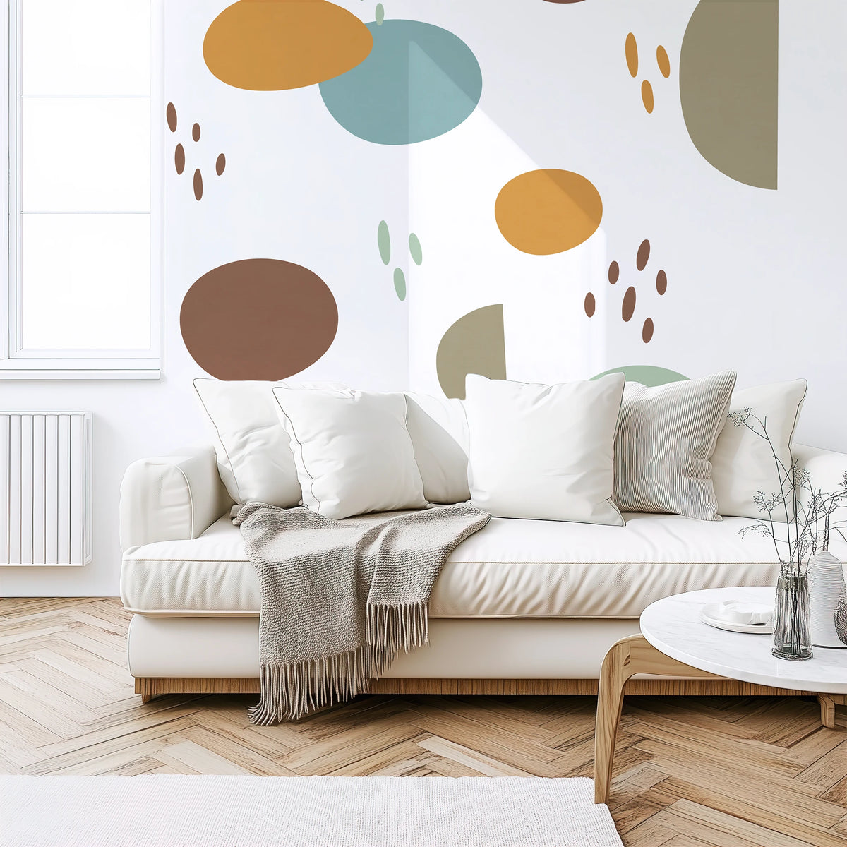 Abstract Cutout Shapes Wall Decals