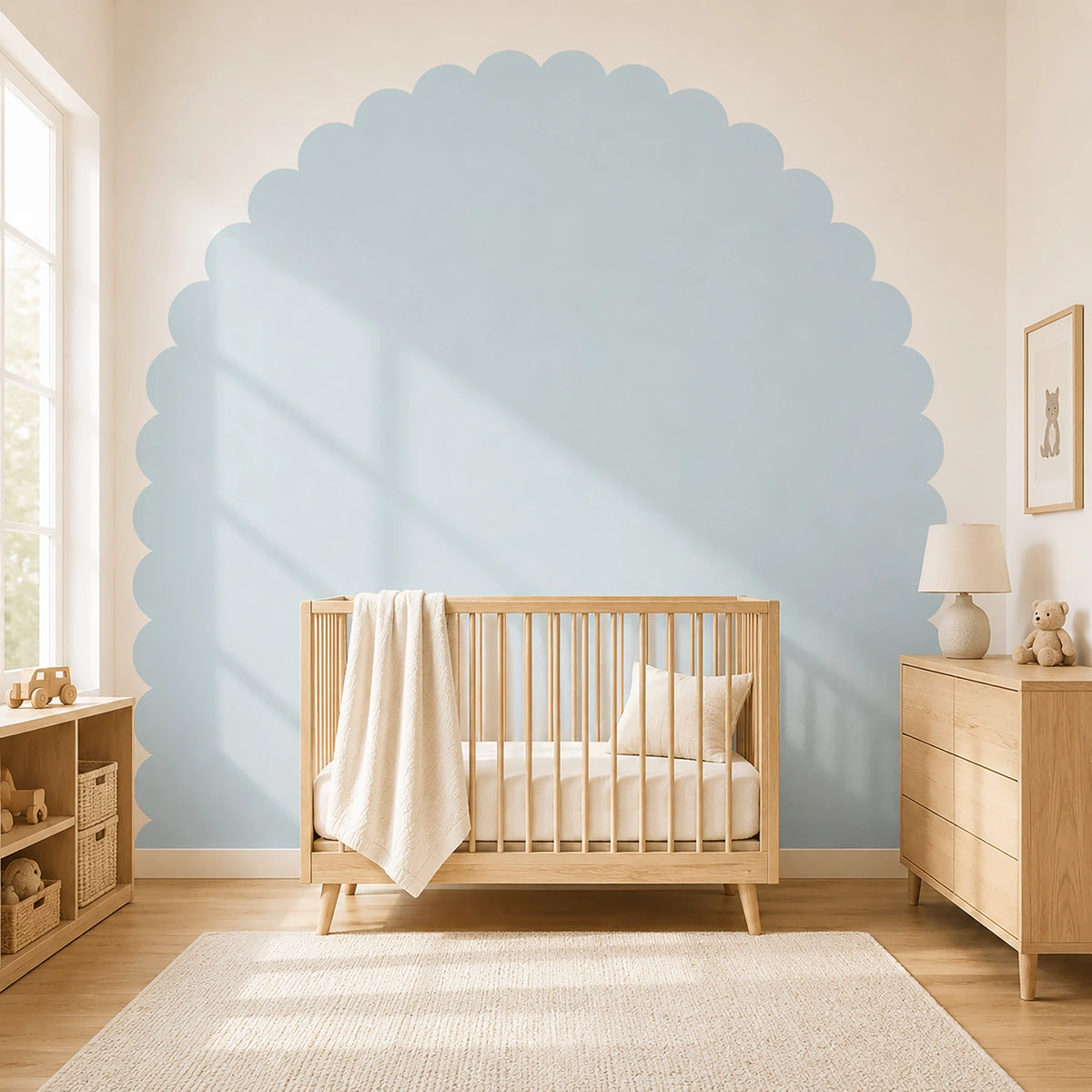 Sweet Scallop Arch Decal