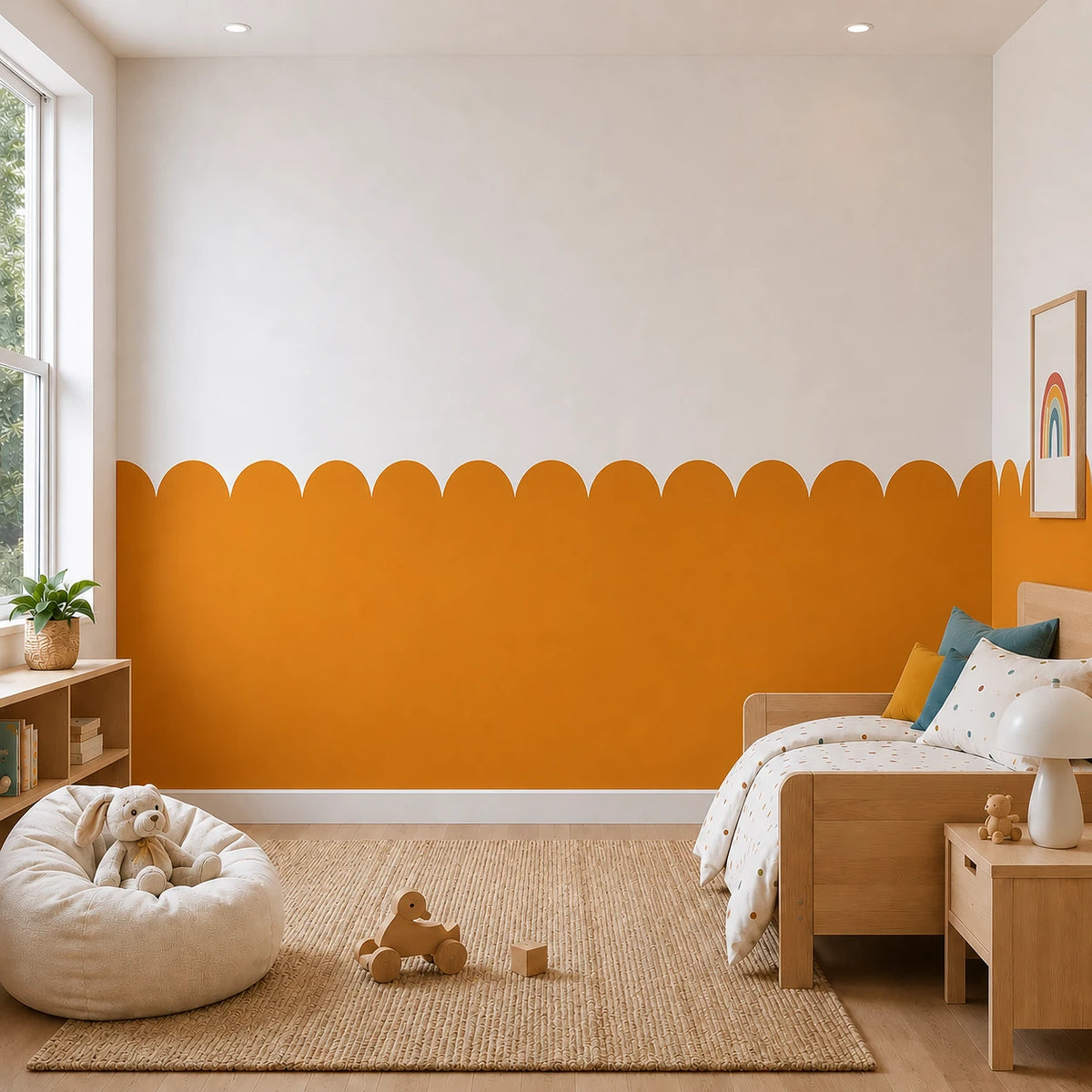 Scalloped Wall Decal Border