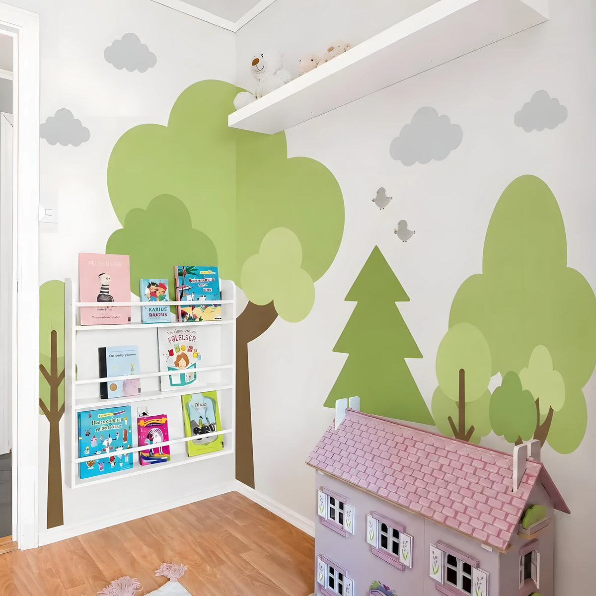Barrier Sticker Removable Woodland Tree Wall Decals for Nursery – Wallartdesignco