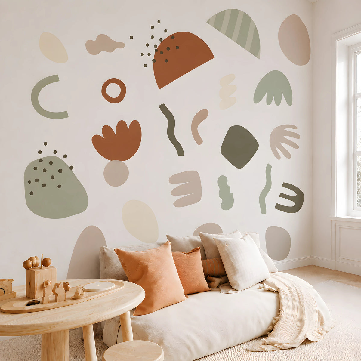 Colorful Abstract Shapes Decals