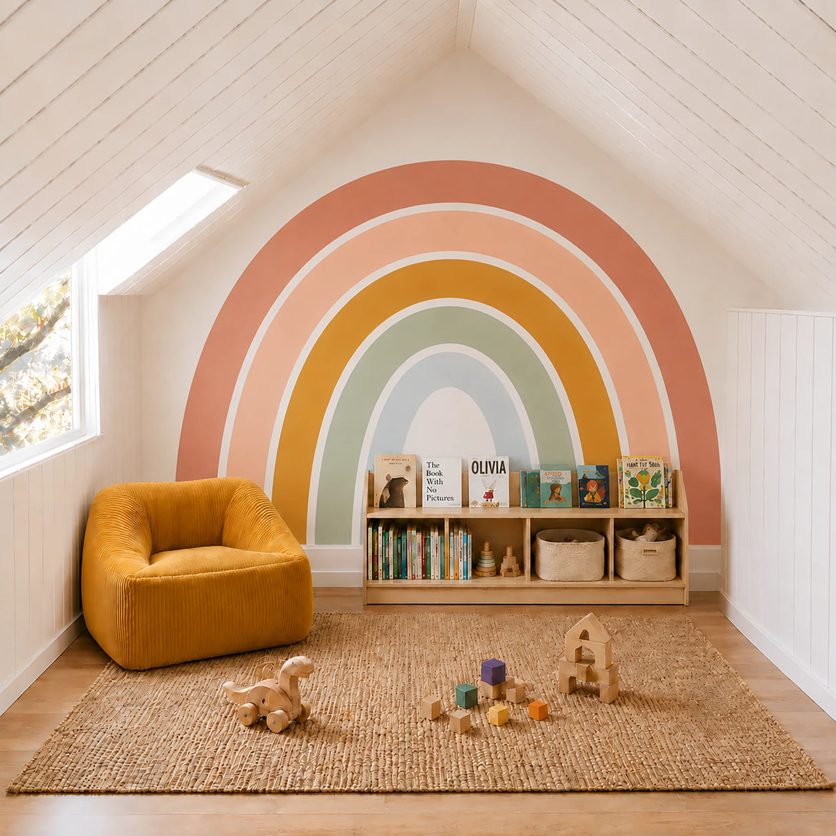 Rainbow Arch Pastel Wall Decal