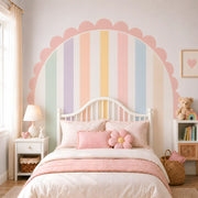 Cotton Candy Rainbow Arch