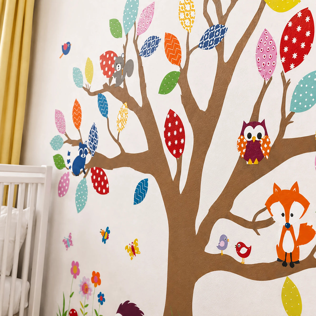 Large Woodland Tree Wall Decal