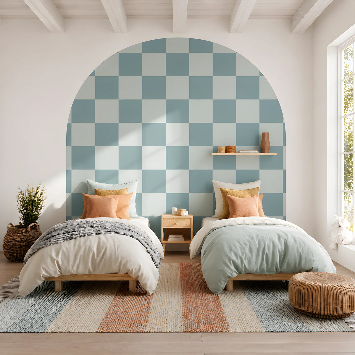 Retro Classic Checkerboard Arch