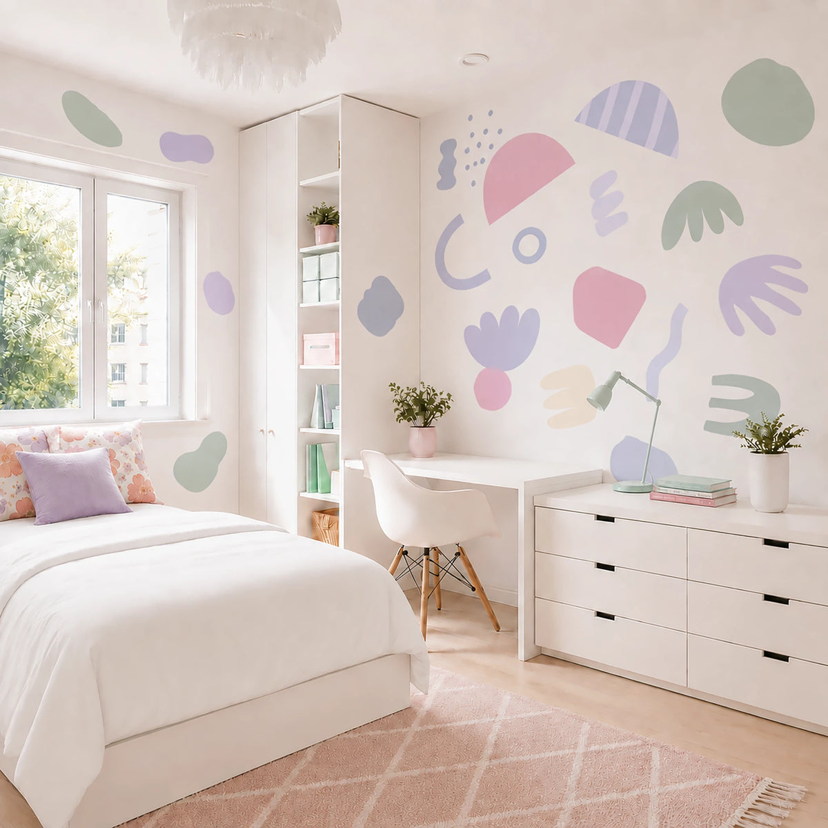 Colorful Abstract Shapes Decals