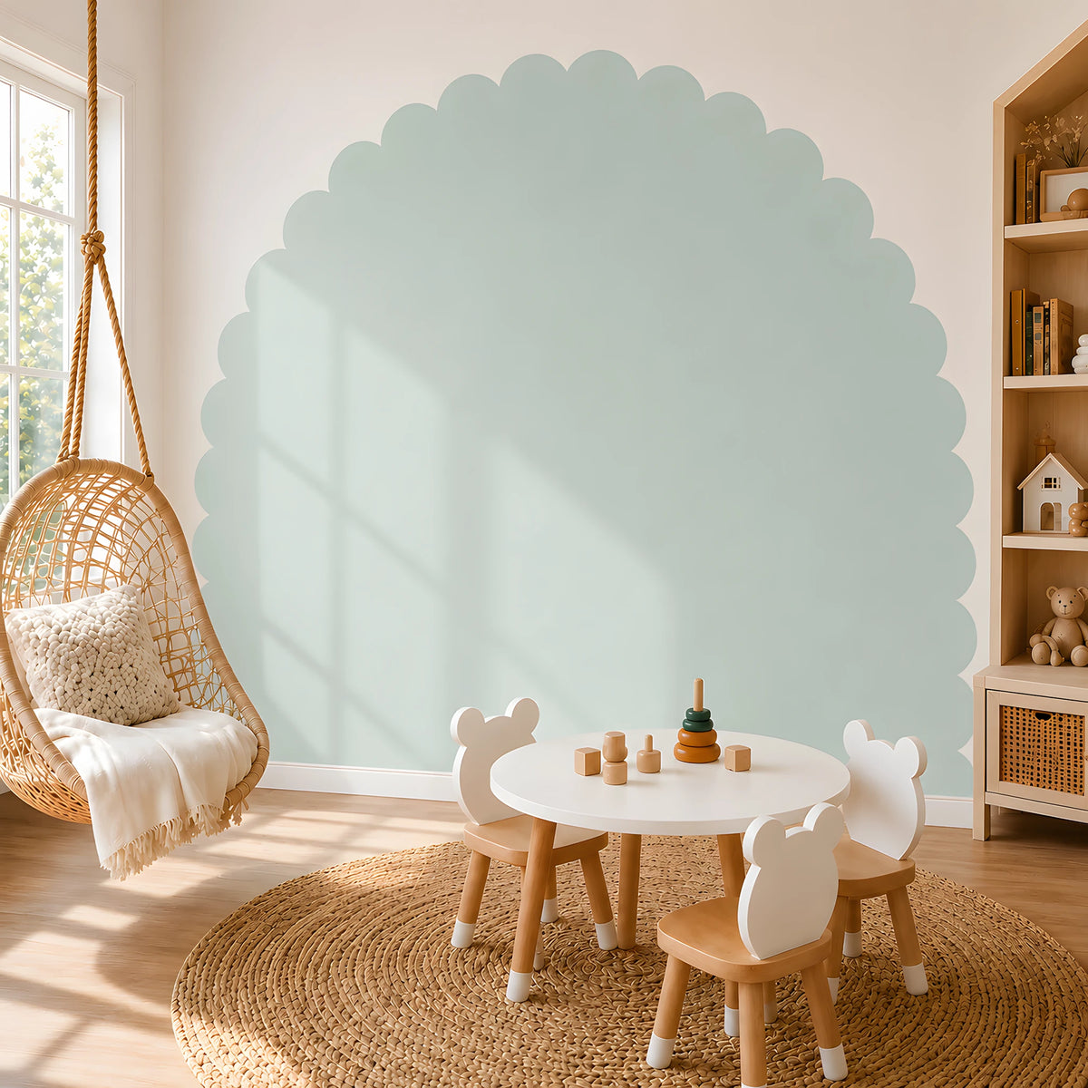 Sweet Scallop Arch Decal