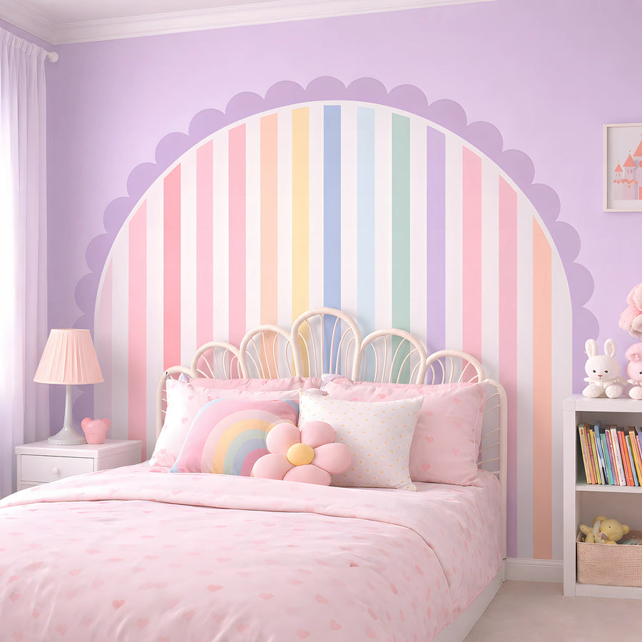 Sweet Pastel Rainbow Arch