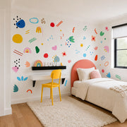 Fun Abstract Cutout Shape Wall Decals