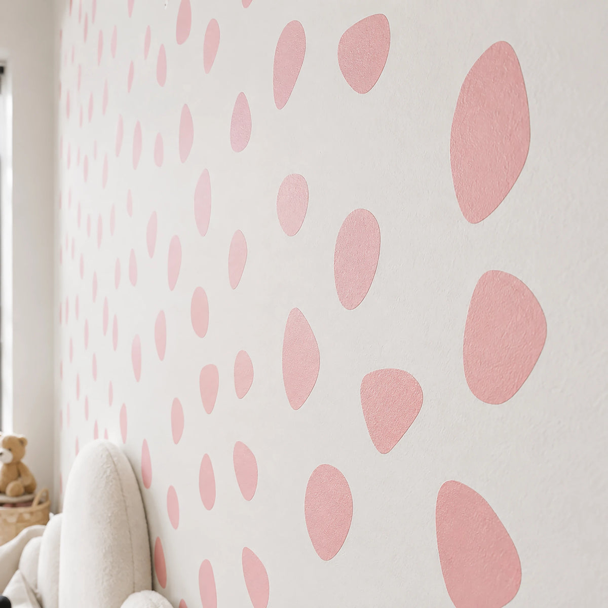 Black Irregular Dots Wall Decals