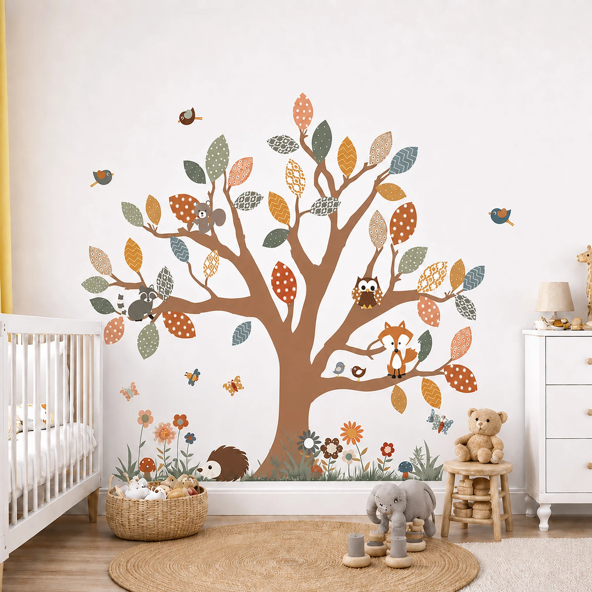 Large Woodland Tree Wall Decal