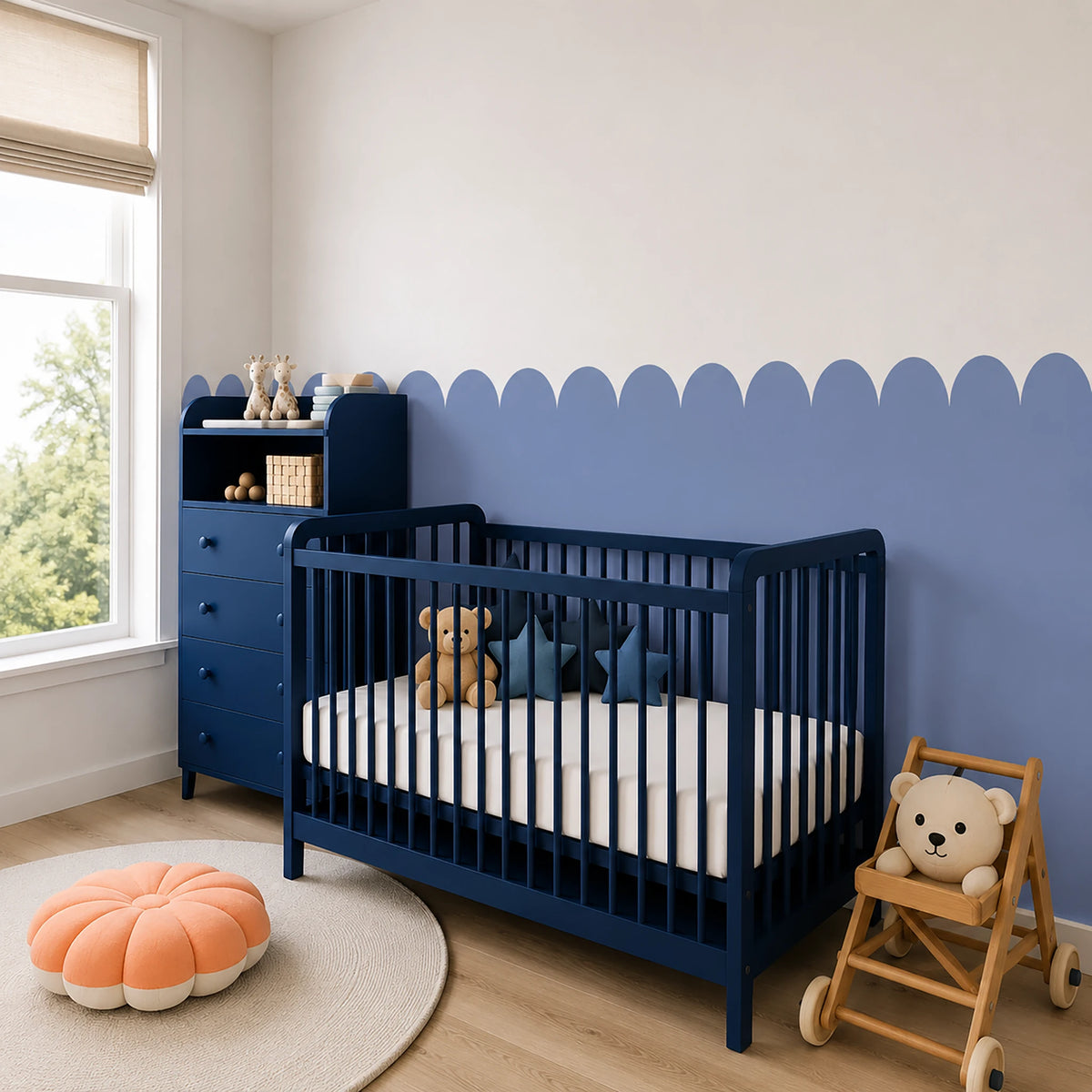 Scalloped Wall Decal Border