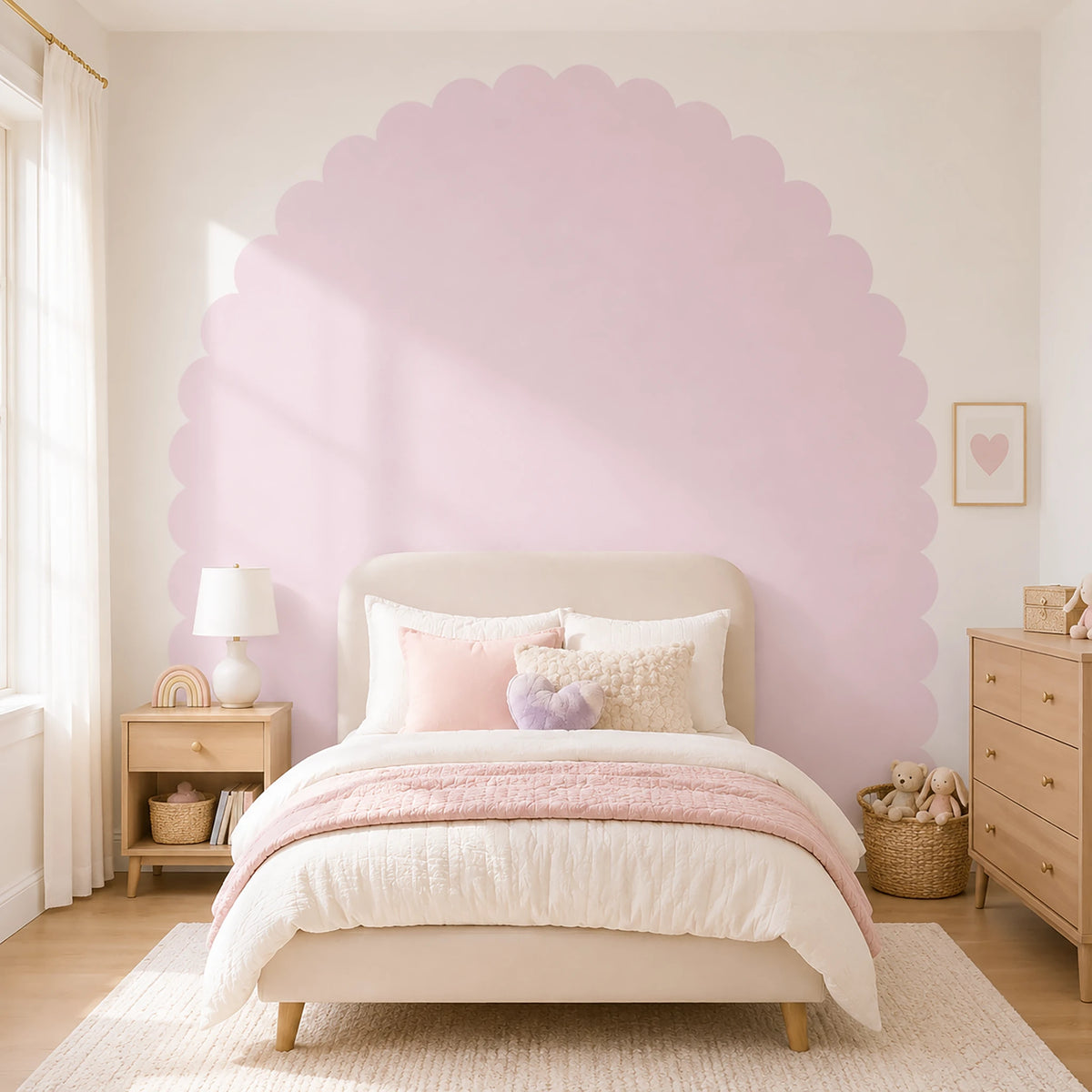 Sweet Scallop Arch Decal