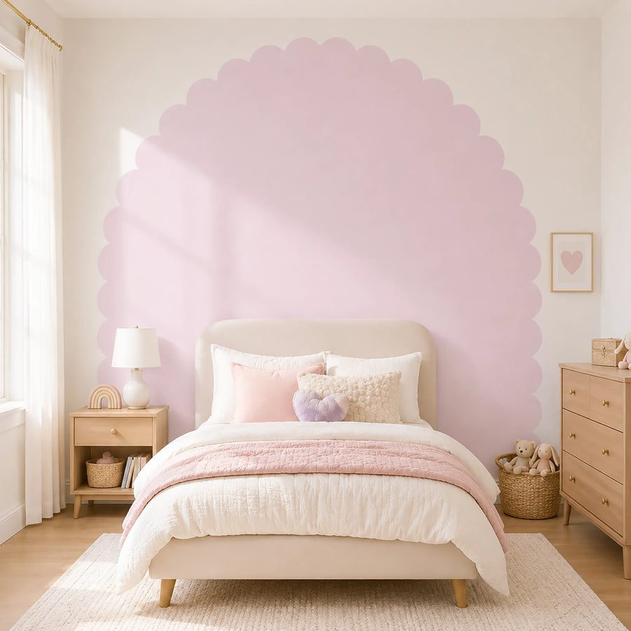 Sweet Scallop Arch Decal