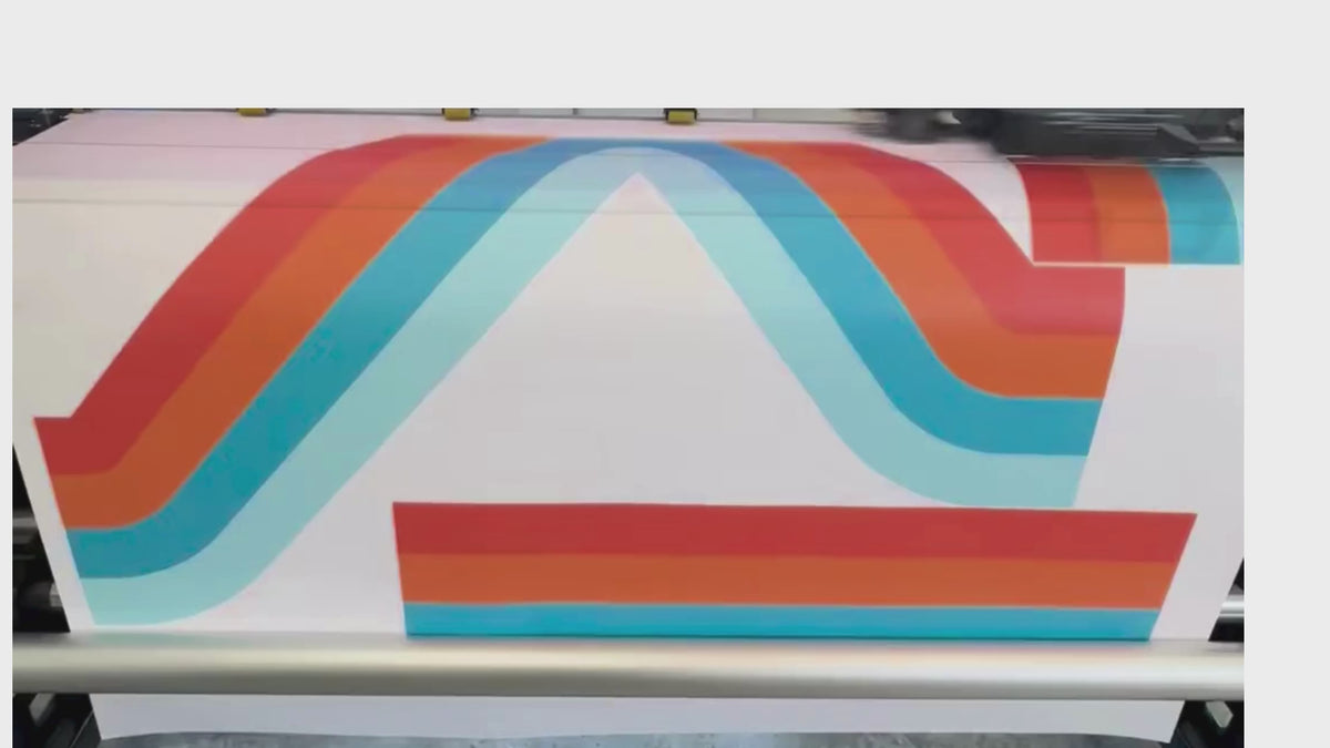 Load video: Wall decals being printed and packed in our production studio